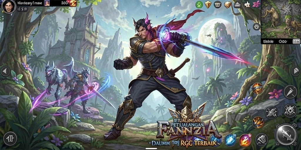 Tampilan aksi mendebarkan dalam dunia fantasi 6CF.