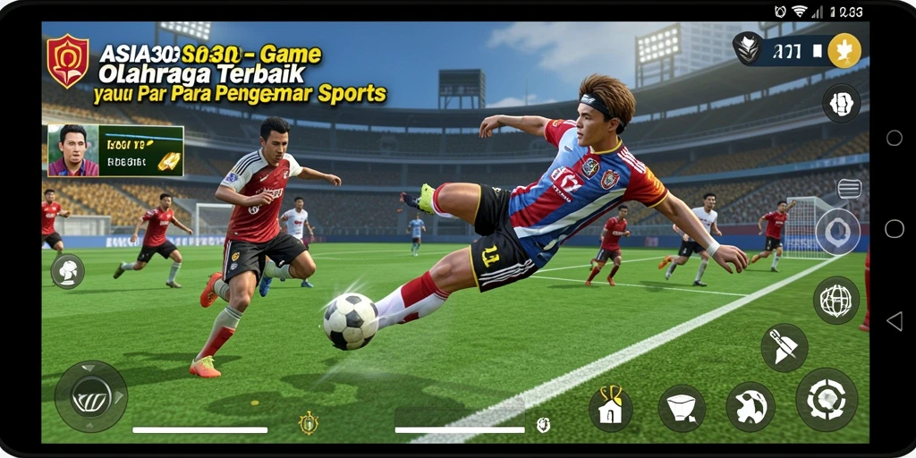 Tampilan gameplay menegangkan dari ASIA303 dengan aksi olahraga intens.