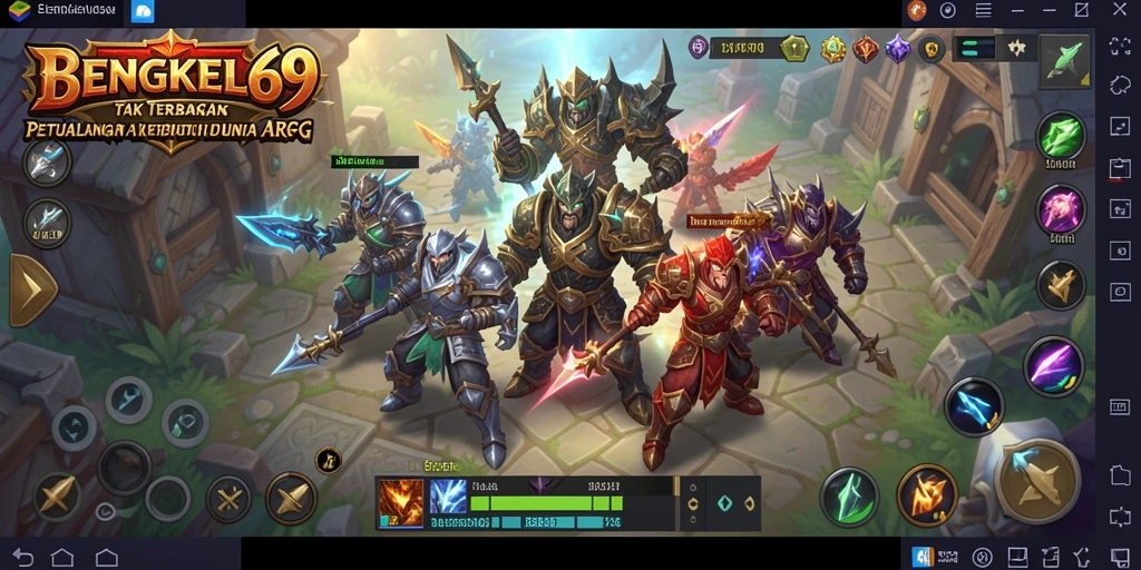 Tangkapan layar BENGKEL69 menampilkan aksi seru dalam permainan ARPG.