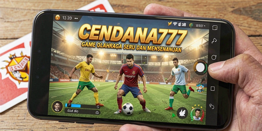 Tampilan gameplay CENDANA777 dengan aksi olahraga yang menarik.