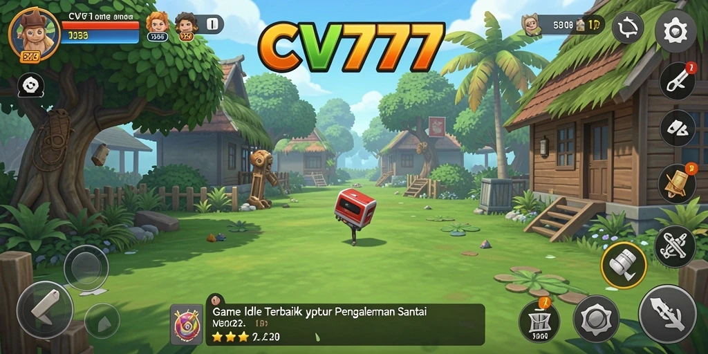 Tampilan gameplay CV777 yang menawan dan menarik dalam suasana Idle.