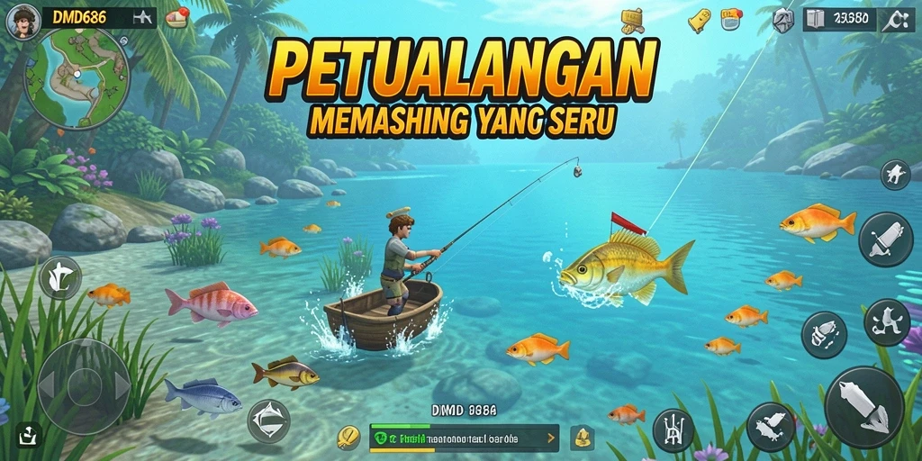 Tangkapan besar dalam DMD686 menunjukkan pengalaman memancing yang menegangkan.