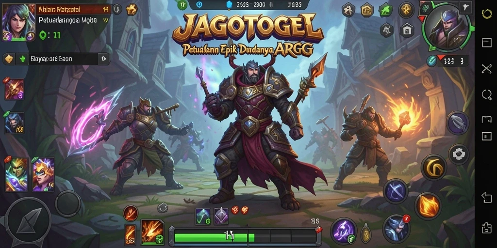 Tampilan gameplay menarik dari dunia ARPG JAGOTOGEL.