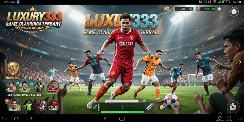 Tampilan gameplay seru dari LUXURY333 dengan aksi olahraga yang mendebarkan.