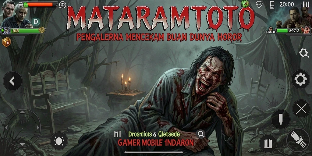 Tangkapan layar menggambarkan suasana mencekam dalam permainan MATARAMTOTO.