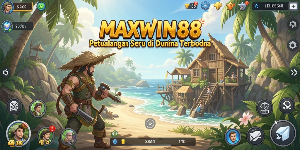 Tampilan gameplay Open World yang menakjubkan di MAXWIN88.