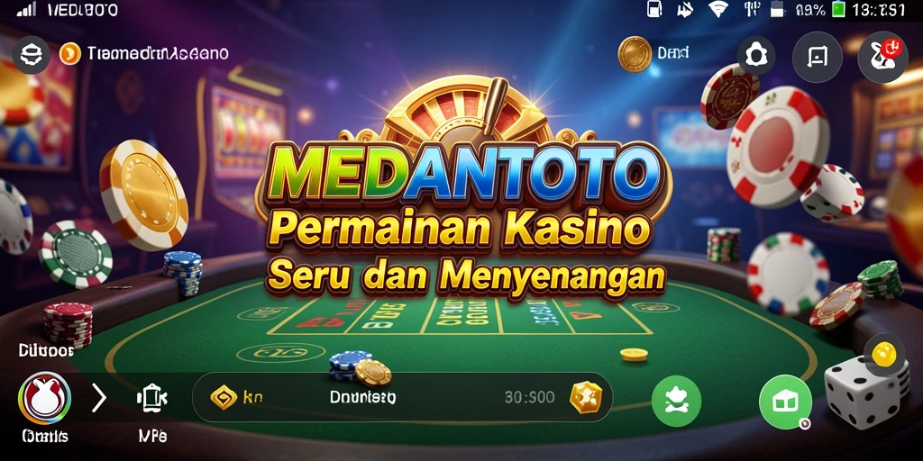 Tampilan gameplay utama di MEDANTOTO yang menarik dan interaktif.