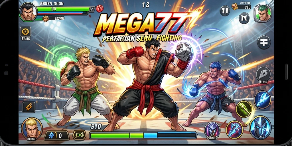 Gameplay seru dan dinamis dalam MEGA777 dengan pertarungan epik.