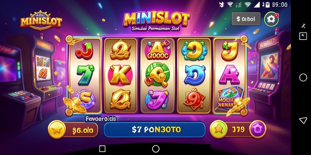 Tampilan gameplay menarik dari <strong>MINISLOT</strong> yang memukau dan menyenangkan.