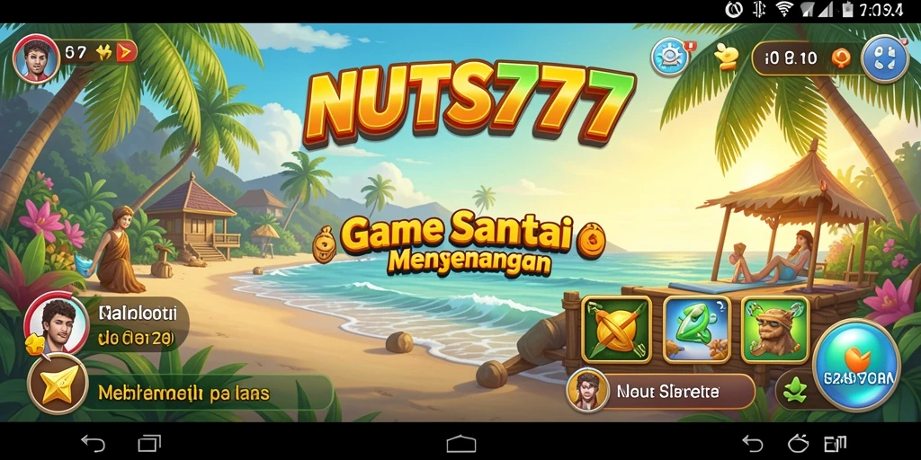 Tangkapan layar gameplay NUTS777 yang mengasyikkan dan penuh warna.