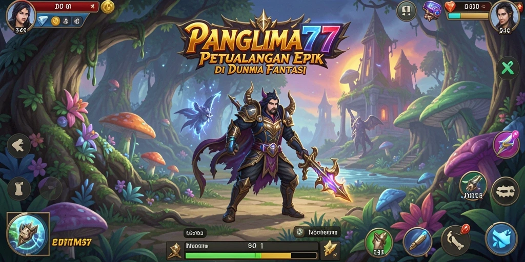 Screenshot gameplay petualangan seru di PANGLIMA77.