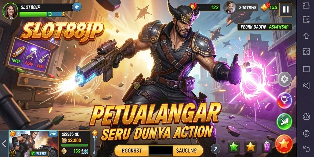 Screenshot menunjukkan aksi seru dalam game SLOT88JP dengan grafis menawan.