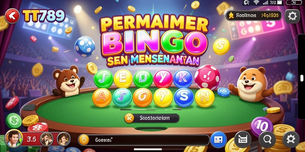 Tampilan gameplay menarik dari permainan Bingo di TT789.